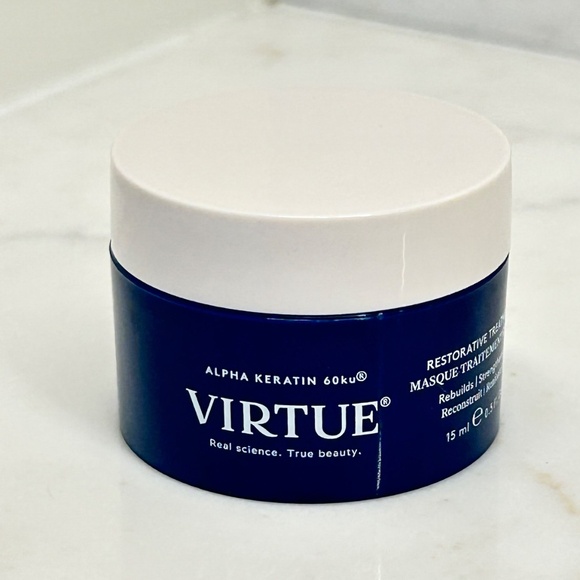Virtue - 3x - Restorative Treatment Hair Mask Mini - Total 45 mL / 1.5 fl oz - Picture 2 of 6